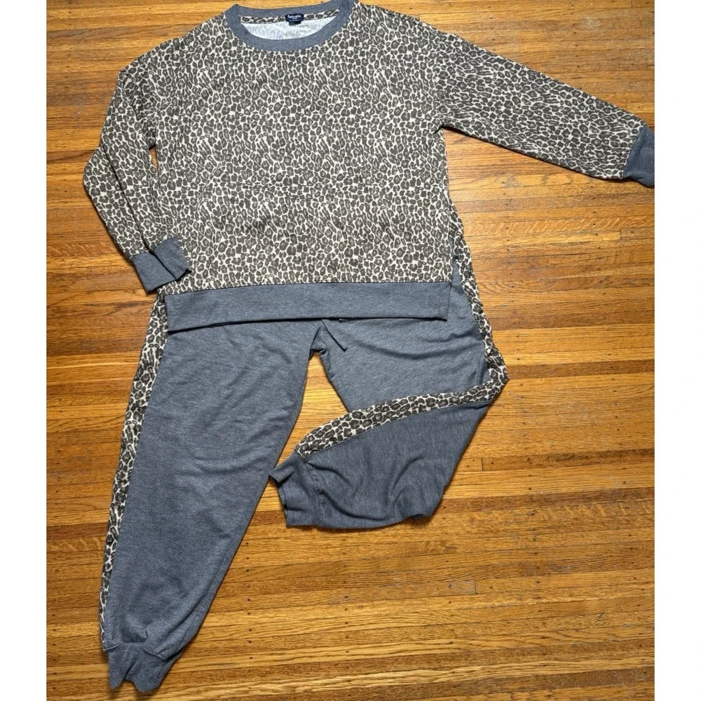 Splendid Leopard Print Pajamas Set Nordstrom Loungewear